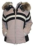  Sportalm Kitzbühel Damen Ski mit Echtfell Pelz Violett Blau Größe 44 XXL Neu