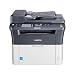 Produktbild 1102M73NL0 - Drucken und Kopieren mit bis zu 25 Seiten A4 pro Minute, Scan to E-Mail, Scan to PC, 1.200 dpi Druckqualität/ 250-Blatt-Papierkassette, USB- u. Netzwerkschnittstelle, Inklusive Faxfunktion und ADF (40 Blatt)/ Duplex-Einheit. FS-1325MFP