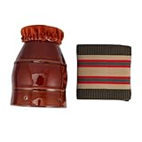 TOPPERFUN 1 juego Taza de Moxibustión de Cerámica Doble Aislante Herramienta Práctica para Masaje y del Estrés Uso Casa Color Marrón