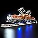 Produktbild HYZM LED Beleuchtungsset Licht Set für LEGO Creator Lokomotive Krokodil Crocodile Locomotive Zug, Beleuchtung Licht Set für Lego 10277(Nur LED Licht, Ohne LEGO Kit) - Klassische Version