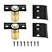 META Hardware Adjustable Cabinet/Closet/Door Ball Catch/Latch with Strike Plate & Screws, 2-1/8 inch, Oil Rubbed Bronze (2 Pack)