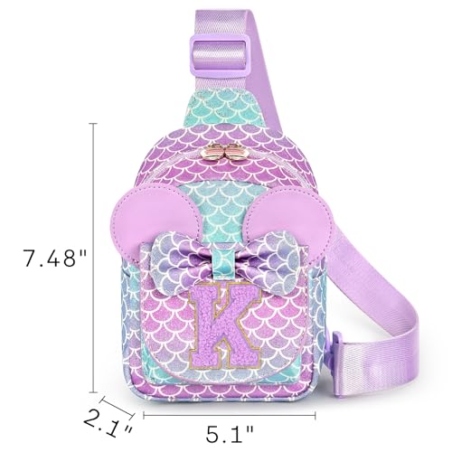 Image of Mibasies Sling Bag for Girls Gift, Toddler Girl Toys, Blue Purple K