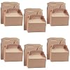 Belle Vous Boite Cadeau Carton Kraft (Lot de 24) – 16 x 9,3 x 8,6 cm – Boite Papier Kraft Marron pour Anniversaire Enfants, Goûter, Naissances et Mariages