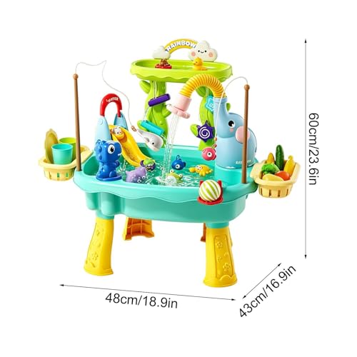 Table sable et eau pour jardin et jouets sensoriels extérieurs pour crèche