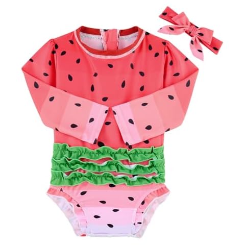 ADUKIDE Baby Girls One Piece Swimsuit Cover