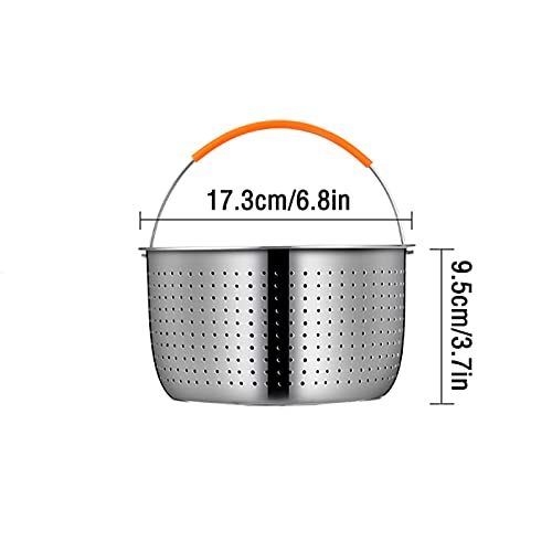 Cestini per friggere per patatine fritte, in acciaio inox, con manico, multifunzione, per patatine fritte, filtro per casa, ristoranti, hotel