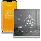 Termostato WiFi para aplicaciones de calefacción residencial, incluyendo caldera de gas, caldera de agua caliente y calefacción por suelo de agua con protección contra heladas (calefacción eléctrica)