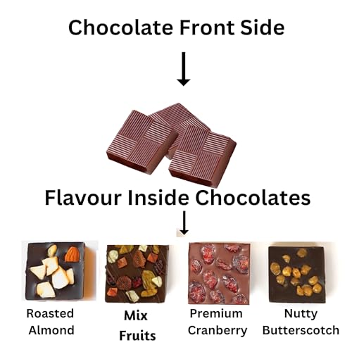 Image of EXPELITE Eid Mubarak Dry Fruits Chocolate gift 25 pieces - Gift for Friends