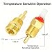 Klanata Coolant Fan Switch, Engine Cooling Fan Switch, Fan Temperature Switch 3/8
