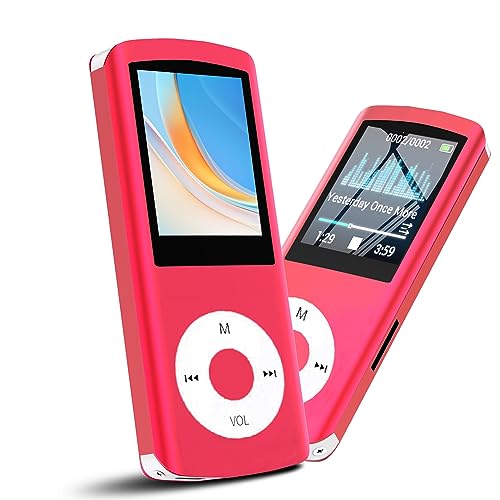 MP3 Player / MP4 Player, Hotechs MP3 Music Player with 64GB Memory SD Card Slim...
