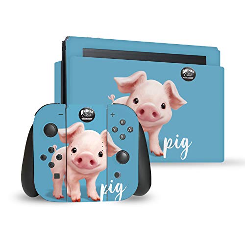 Skin Nintendo Switch vinyle Animal Club International porc dock