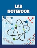  Lab Notebook: Laboratory notebook for chemist, scientist, biologist, physicist, students, and researchers  5 x5 Quad Ruled Grid  .20 inch squares  ... inches  120 Pages with scientific lab cover