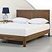 Zinus 12 Inch Acacia Wood Platform Bed with Headboard / No Boxspring Needed / Wood slat, Queen