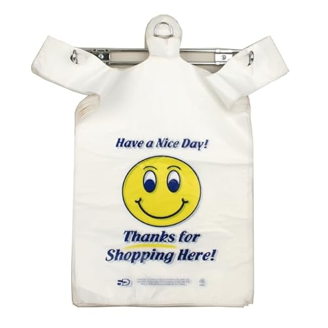 Wall Mount Plastic Grocery Bag Holder/Dispenser - T-Shirt Bag Rack - Includes Screws, 1 Unit