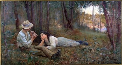 Tableaux Toile Bush Idyll McCubbin pour Remplacer un Mur Blanc Vide