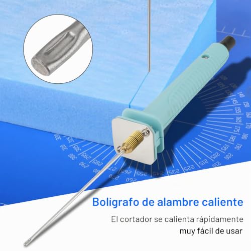 Miniatura 3 de Cortador De Espuma Gruesa, Cortador De Espuma Eléctrico Máquina Cortadora De Espuma De Poliestireno Cortador De Espuma Caliente - Kit De Cortador De Pluma Herramienta Grabador Manual 2 Se Calienta