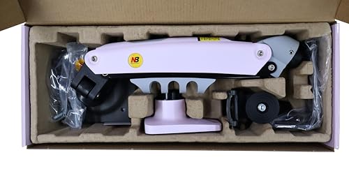 Image of TECVITY - F80 Multi Colours Gas-Struct Flexi Mount Desktop 17 inch to 30 inch Monitor Arm (Pink)
