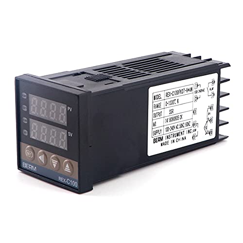 Controlr de temperatura,REX-C100FK07-V * Um controlr inteligente de temperatura Saída SSR + SSR-40 D