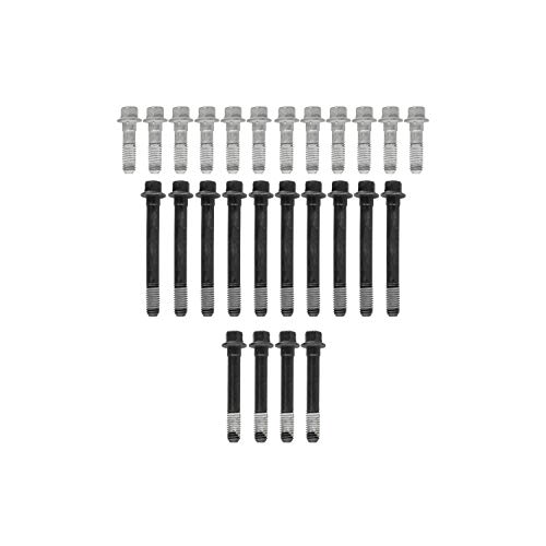Image of DNJ HGB3127 Engine Cylinder Head Gasket Set with Head Bolt Kit, Complete Repair Set for 1994-1995 Chevrolet Astro 4.3L 262cid V6 OHV