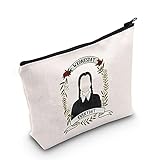 LEVLO Addams Film-Kosmetiktasche Addams Mittwoch Fans Geschenk Addams Film Merchandise für Frauen Mädchen, Wednesday Everyday