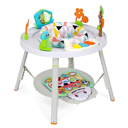 Poit 3 in 1 Baby Activity Center Meets The Needs of Babies at Different Stages of Growth, Activity Center for Baby Equipped with a Footstep Music pad to Stimulate Babies' Interest. 4M+