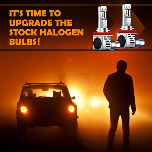 4 Pack H11 Led Headlight Bulbs Combo, 6500K Cool White 24000Lm Wireless Headlight Led Bulbs, H11 H8 H9 Automotive Headlight Bulbs For Car Replacement #TOP5