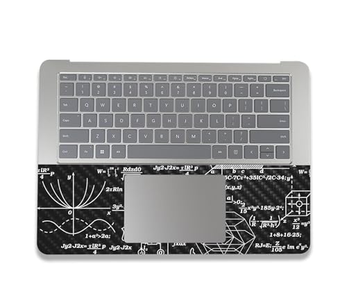 Image of MightySkins Carbon Fiber Skin Compatible With Microsoft Surface Laptop Studio 2 (2023) Full Wrap Kit - Mathematical | Protective, Durable Textured Carbon Fiber Finish | Easy To Apply | Made in the USA
