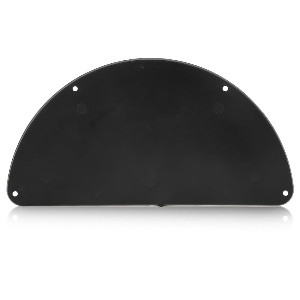 MOPFOL Black Guitar Cavity Cover Plate – Plastic 4-Hole Pickguard Back Panel for Bass Guitars, 179x92.7mm (7x3.6inches) Scratch Protection