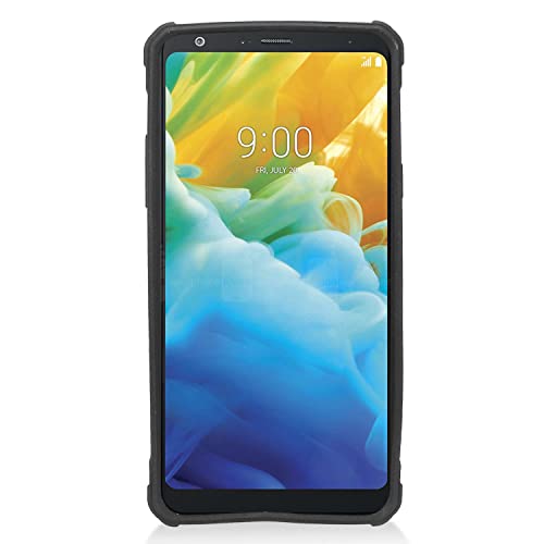 Z-Gen - For Lg Stylo 5 (2019), Stylo 5X, Stylo5+ Plus, Lm-Q720, Lm-L722Dl - Hybrid Phone Case With Stand + Tempered Glass Screen Protector - St3 Black #TOP3