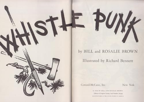 Whistle punk, B0006AUMPM Book Cover