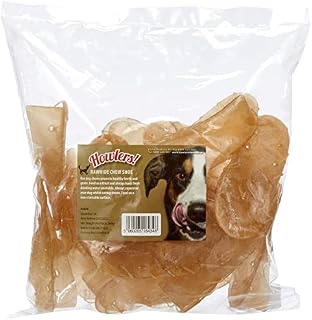 HOWLERS Natural Rawhide Shoes, 12.5 cm, Pack of 20