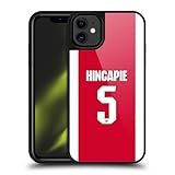 Head Case Designs Officially Licensed Arsenal FC Piero Hincapié 2025/26 Players Home Kit 2nd Group Gel Armour Case [Military Grade Protection] Compatible with Apple iPhone 11