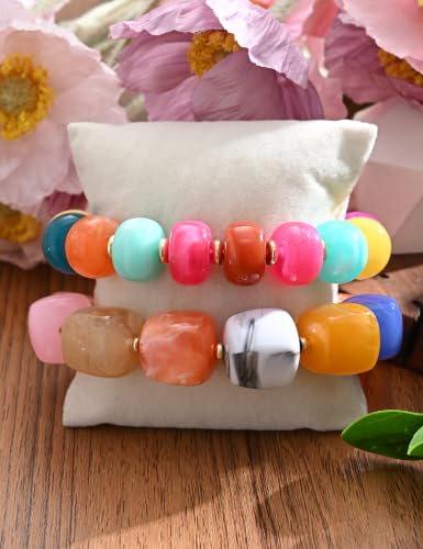 Stackable Stretch Beaded Bracelet Set - image 5