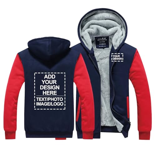 Sweat à capuche personnalisé homme pull hiver sherpa