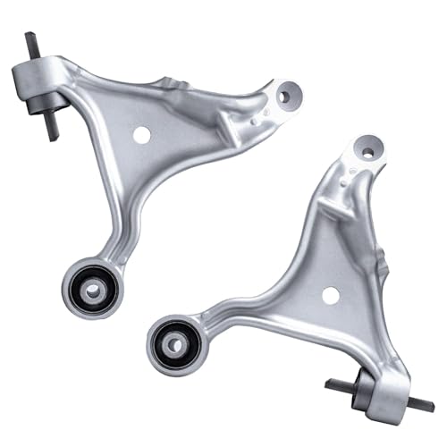 Image of Detroit Axle - 14pc Front End Suspension Kit for 2000-2006 Volvo S80 2 Lower Control Arms 2 Lower Ball Joints 4 Inner Outer Tie Rods 4 Front Rear Sway Bars 2 Boots 2001 2002 2003 2004 2005 Replacement