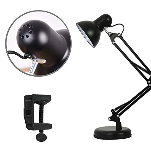 Luminaria Robo Articulada de Mesa com Base Garra Computador Home Office