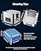 VEVOR 15L Ultrasonic Cleaner, Professional Ultrasonic Cleaner Machine with Cleaning Basket & Digital Display, 240W Stainless Steel 40kHz Industrial Cleaning Machine for Parts, Carburetors, Instruments
