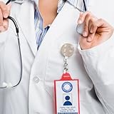 Chef Hat Egg Beater Pepper Shaker Cute Retractable Badge Holder Reel ID Name Card Holders Office Nurse Doctor - Image 5