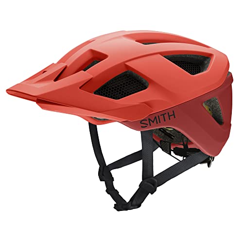 SMITH Session MTB Cycling Helmet – Adult Mountain Bike Helmet with MIPS Technology + Koroyd Coverage – Lightweight Impact Protection for Men & Women – Adjustable Visor – Matte Poppy/Terra, Large