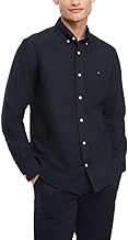 Tommy Hilfiger Men's Long Sleeve Button Down Stretch Oxford Shirt in Regular Fit
