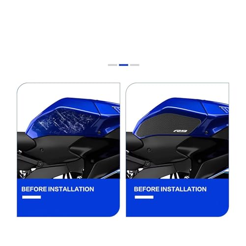 Grip de réservoir YZF-R9 2025 autocollant moto antidérapant latéral étanche