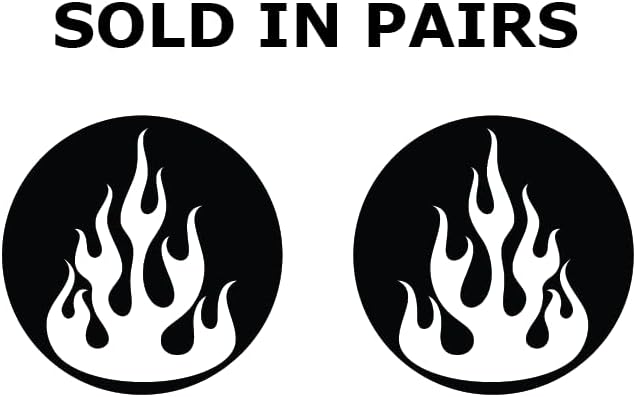 Miniatura 4 de Insertos de pinza de freno delantero FlamesFire, compatibles con frenos Brembo Harley Davidson. Se venden en pares. Fabricado en los Estados Unidos