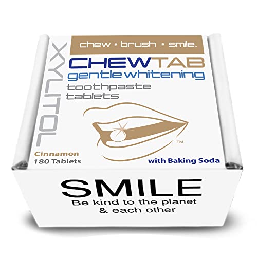 Weldental Chewtab Gentle Whitening Toothpaste Tablets Cinnamon Refill #TOP2