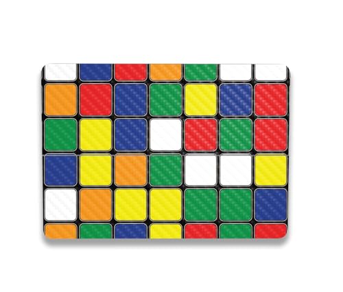 Image of MightySkins Carbon Fiber Skin Compatible with Microsoft Surface Laptop Studio 2 (2023) Full Wrap Kit - Puzzle Cube | Protective, Durable Textured Carbon Fiber Finish | Easy to Apply | Made in The USA