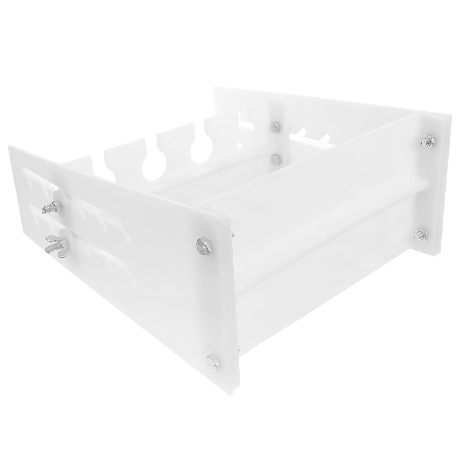 Soporte para Embudos de Laboratorio 4 Orificios y Altura Ajustable