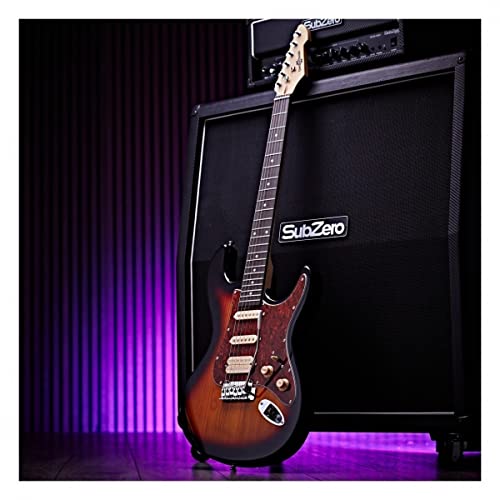 Pack guitare électrique et ampli 4/4 pour adultes débutant(e) s Sunburst - Les Beatles, Paul McCartney, John Lennon, RIngo Starr, George Harrison Pack guitare électrique et ampli 4/4 pour adultes débutant(e) s Sunburst – Image 5