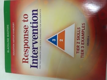 Paperback Response to Intervention Tier 2-3 Blackline Master Grade 6 (Math Expressions) Book