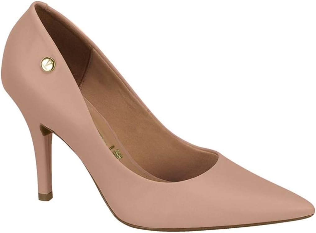 Sandália Feminina Salto Bloco Pelica Camel Vizzano 6291.900