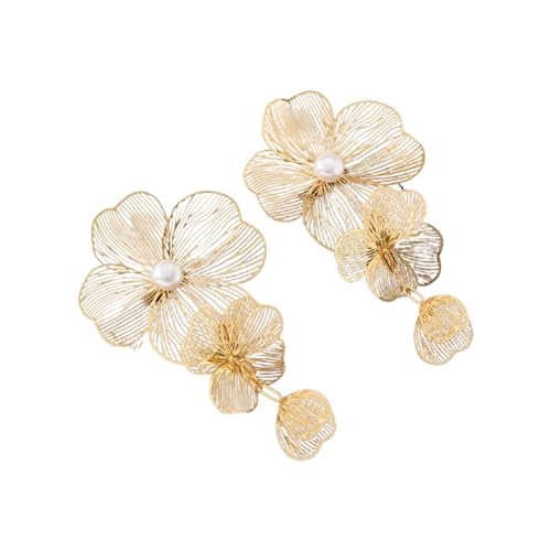 Boucles d'oreilles pendantes géométriques en acier pour un style urbain chic