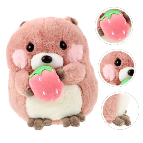Doudou marmotte pour bébé douceur douce et résistante